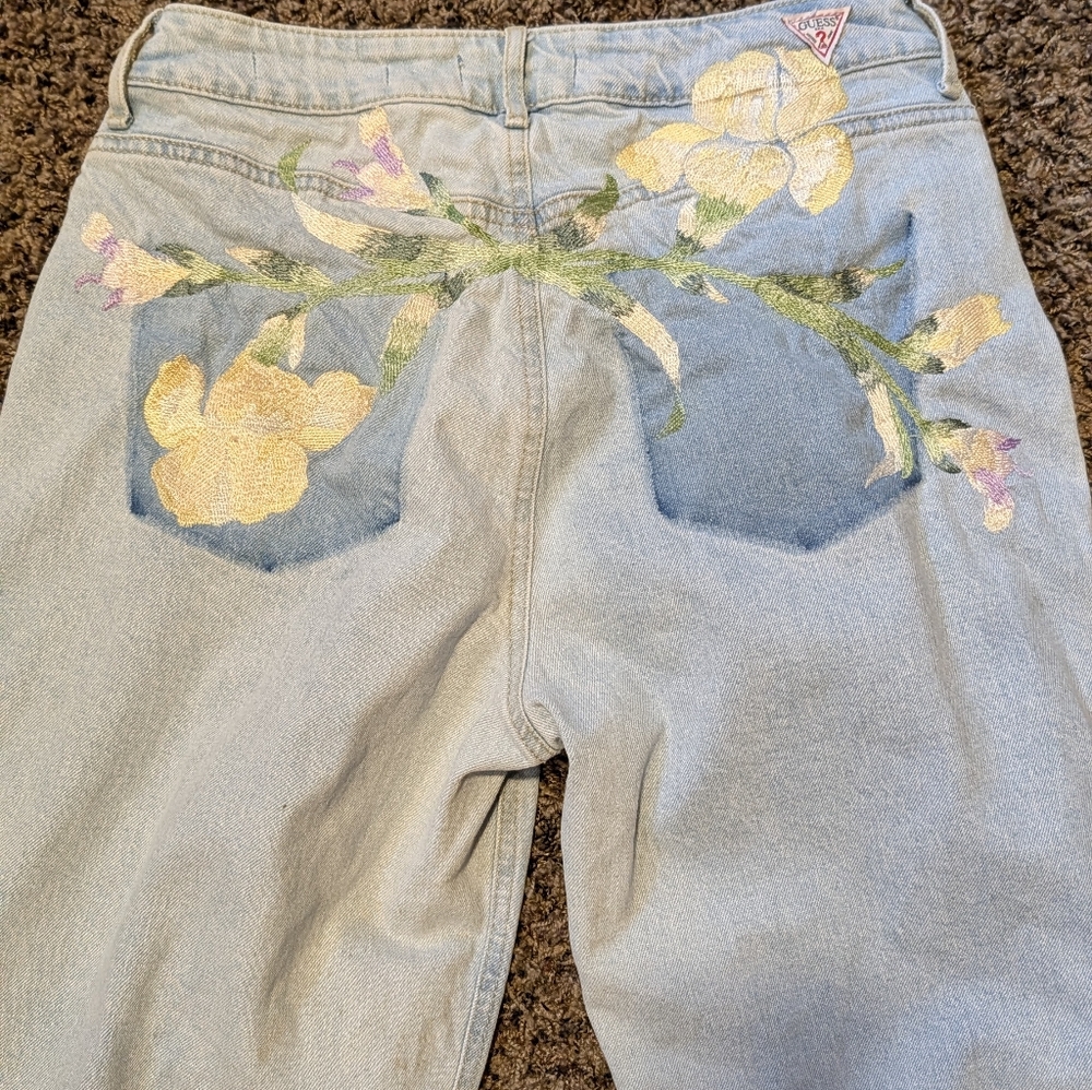Guess Embroidered Jeans
